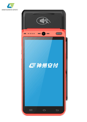 5,5 duim - hoge de POS-terminalsteun 4G Wifi van Android Smart van de snelheidsprinter